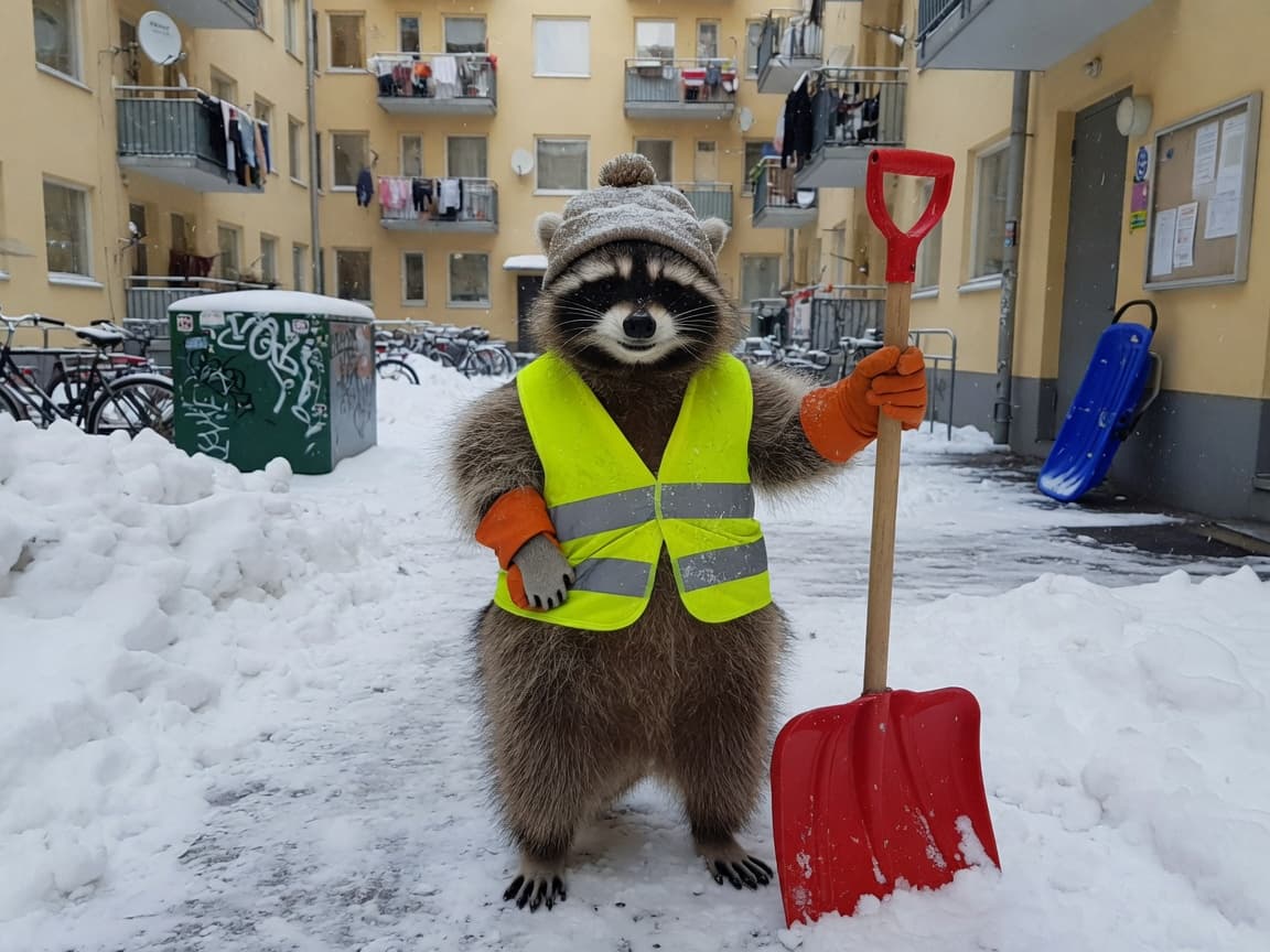 Paikalla oleva työntekijä, joka ei ole ihminen
